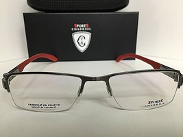 New Charriol Sport SP 23001 C5 54mm Semi-Rimless Men&#39;s Eyeglasses Frame  - £115.89 GBP