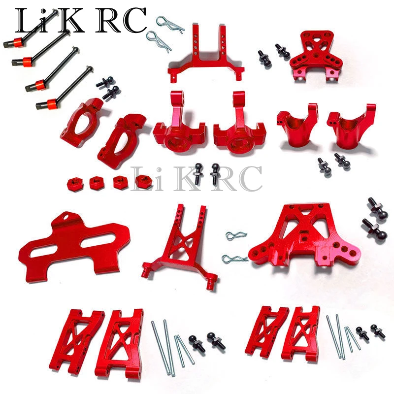 Metal Upgrade Parts Kit Caster Block Steering Blocks Suspension Arm for LaTrax - £77.37 GBP+