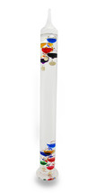 Zeckos Glass Galileo Thermometer With 11 Colored Floating Vessels - £58.37 GBP