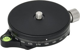 Camera Panoramic Panning Base With Plate 3/8&quot; Screw Aluminum Alloy Panorama Ball - £30.84 GBP