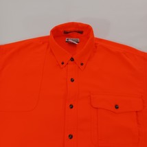 Columbia HM7033 Men's Orange Button-Down Long Sleeve Shirt Size Large image 13