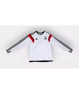 Germany 2013- 2014 LS Training Jersey Shirt  DFB White Men&#39;s Large Adidas - $47.50