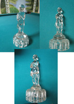 Cambridge 1930s Glass Figurines Flower Frog Bashful Charlotte 9-10 &amp; 13&quot; Pick - £84.93 GBP+