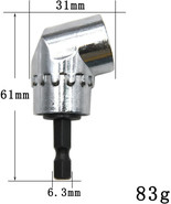 105° Turning Screwdriver Joint Electric Drill Corner Attachment Extensio... - $92.92 MXN