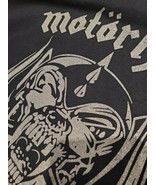 Motörhead T-shirt ~Size L~vintage style! Black shirt w/ silver print (2 ... - £34.16 GBP