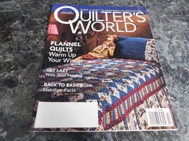 Quilter&#39;s World February 2008 Magazine Let it Snow - £2.34 GBP