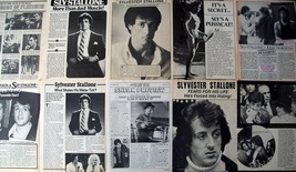 Sylvester Stallone ~ (20) Color, B&amp;W Vintage Articles From 1974-1990 ~ Clippings - £10.06 GBP