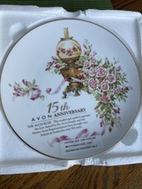AVON 15th ANNIVERSARY PLATE THE AVON ROSE COLLECTORS PLATE - £4.54 GBP