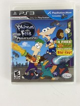 Disney Phineas and Ferb: Across the 2nd Dimension - PlayStation 3 PS3 - £9.50 GBP