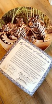 Tomorrow's Hope,  A Delicate Balance: Vanishing Wildlife Decorative Tiger Plates - $23.76