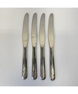 4 Vintage EC Ltd Saladmaster stainless Dinner Knife Maytime - $27.72