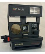 POLAROID SUN 660 Autofocus Instant Film Camera  w/Strap, Box &amp; 2 Packs o... - $1,190.99 MXN