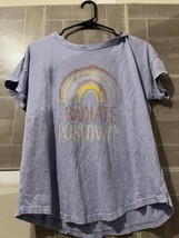 Vintage canvas Size Small Women&#39;s Radiate Positivity Tee - £6.79 GBP