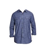 Original Weatherproof Vintage Mens Long-Sleeve Button-Down Woven Shirt B... - £7.49 GBP