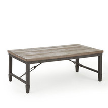 intage-Style Cocktail Table - Warm Antiqued Tobacco Finish - £123.48 GBP