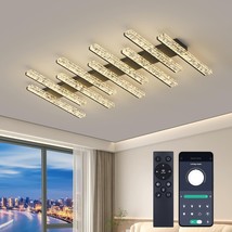 Modern LED Ceiling Light Dimmable Chandelier Fixtures Remote 43.3" 9 Lig... - $66.50 Modern LED Ceiling Light Dimmable Chandelier Fixtures Remote 43.3" 9 Lig... - $66.50
