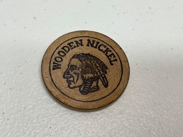 Vintage Wooden Nickel Indian Head Old Crow Tavern San Francisco, California - £11.57 GBP