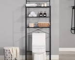 Toilet Storage Rack With X-Shaped Bar, 3 -Tier Over-The-Toilet Bathroom ... - $73.99