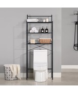 Toilet Storage Rack With X-Shaped Bar, 3 -Tier Over-The-Toilet Bathroom ... - £59.43 GBP