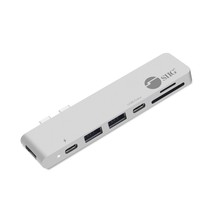 SIIG Thunderbolt 3, Aluminum USB Type C Hub with 4K @30Hz HDMI, SD/Micro SD Card - £76.84 GBP