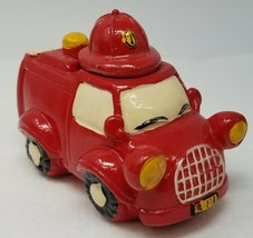 Figurine Fire Engine Character A11 Handmade 1970s Ceramic Vintage  - £11.33 GBP