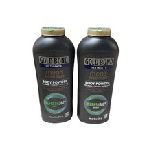 Pack of 2 - Gold Bond Ultimate Men&#39;s Essentials Body Powder 10 oz Each With Talc - £38.71 GBP