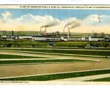 American Steel &amp; Wire Manufacturing Plant Postcard Birmingham Alabama 1916 - £11.03 GBP