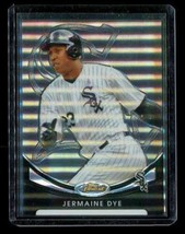 2010 Topps Finest Trivia Refractor Baseball Card #67 Jermaine Dye White Sox Le - £6.80 GBP