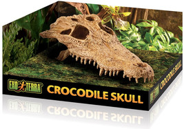Exo Terra Terrarium Crocodile Skull Decoration 1 count Exo Terra Terrari... - $34.74
