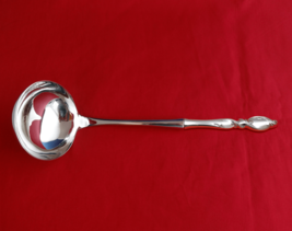 Silver Swirl by Wallace Sterling Silver Soup Ladle HH WS Custom Made 10 1/2&quot; - £62.51 GBP