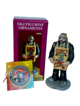 Emmett Kelly Circus Clown Figurine Christmas Ornament box vtg Flambro Carnival - £31.61 GBP