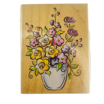 Vintage All Night Media Flower Table Vase Arrangement Rose Daffodil 460H - £7.85 GBP