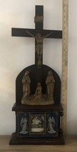 Antique Religious 1904 Koenig Brothers Jesus Stations of the Cross Scroll Box - £272.15 GBP