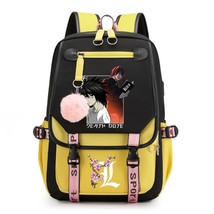   Note Backpack Students School Book Bag Causal Travel Laptop Backpack Teens Fas - £80.70 GBP