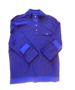 Men&#39;s Structure Long Sleeve Button Mock Neck Shirt NEW Peacoat Size X-La... - $29.02