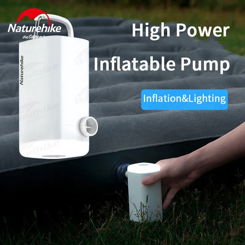 Naturehike Outdoors Portable Inflatable Air Pump Multifunction Camping - £62.74 GBP+