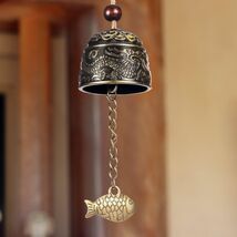 Chuangdi 2 Pieces Fengshui Vintage Dragon Bell Wind Chime 1.6&quot;L x 1.6&quot;W ... - $14.85