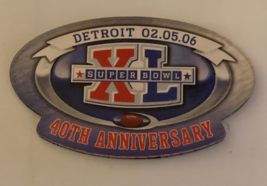 Super Bowl XL Detroit 2-5-06 40th Anniversary Magnet - £11.71 GBP