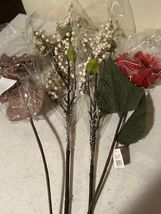 4 Large Sunflower and Berry Stems image 6
