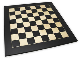 Chessboard made in Spain by Rechapados Ferrer #1135 - BLACK &quot;DELUXE&quot; - $169.99