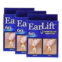 Earlift Invisible Ear Lobe Support Solution Support Peel &amp; Press for Pierced Ear - £22.96 GBP