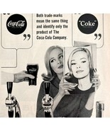 Coca Cola Coke 1964 Advertisement Soda Pop Beautiful Magazine Model DWII10 - $459.19 MXN