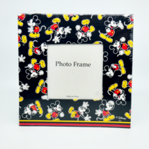 Mickey Mouse 6” X 6” Picture Frame Disney Black Red Yellow NEW Sealed - $183.60 MXN