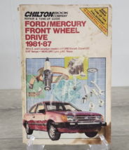 Chilton's Repair Manual # 7055 Ford Mercury Front Wheel Drive 1981-1987 - £11.59 GBP