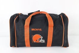 Vintage 90s Distressed Spell Out Cleveland Browns Football Handled Duffel Bag - £38.88 GBP