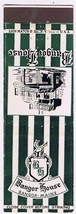 Matchbook Cover Bangor House Bangor Maine  - $2.14
