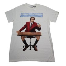 Anchorman Shirt Mens S White Ron Burgundy San Diego Scotch Whale NWT - $355.10 MXN