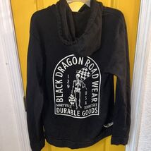 Black Dragon Road Wear Mens Hoodie Jacket Maryville Tennessee Size Large - $27.09