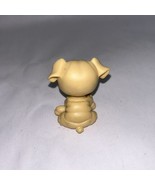 Authentic Hasbro Littlest Pet Shop LPS # 107 Tan Blonde Bulldog Green Eyes - $17.95 CAD