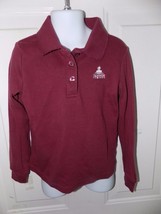 French Toast Burgundy Long Sleeve Scalloped Color Polo Size 6 Girl&#39;s EUC - £14.10 GBP